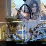 botanical glass panel system in modern interior design